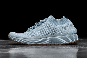 Blue Nobull Ice Knit Runner Men's Running Shoes | CA R1060V